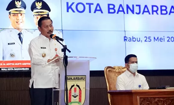 TEKAD: Wawali Kota Banjarbaru, Wartono menegaskan komitmen Pemko Banjarbaru untuk berupaya menurunkan kasus stunting.