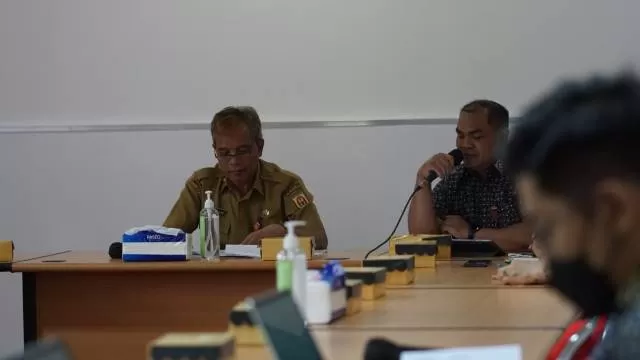 BAHAS: Pihak Pemko Banjarbaru dan BPJS Banjarmasin menggelar Forum Komunikasi Pemangku Kepentingan Utama Tahap II Kota Banjarbaru.