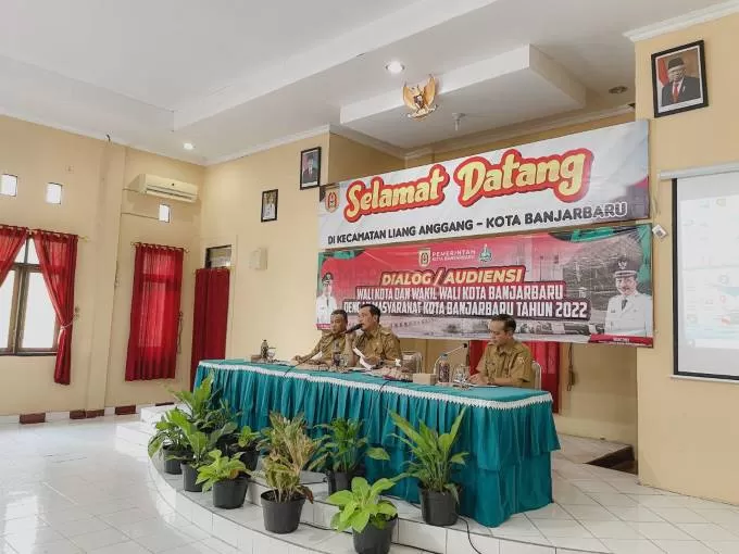 ASPIRASI: Suasana dialog Walikota Banjarbaru Aditya Mufti Ariffin dengan warga Liang Anggang, (31/10).