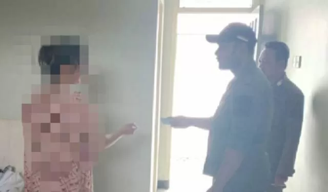 PERIKSA: Satpol PP menertibkan pasangan  yang menginap di Tanbu tanpa surat nikah