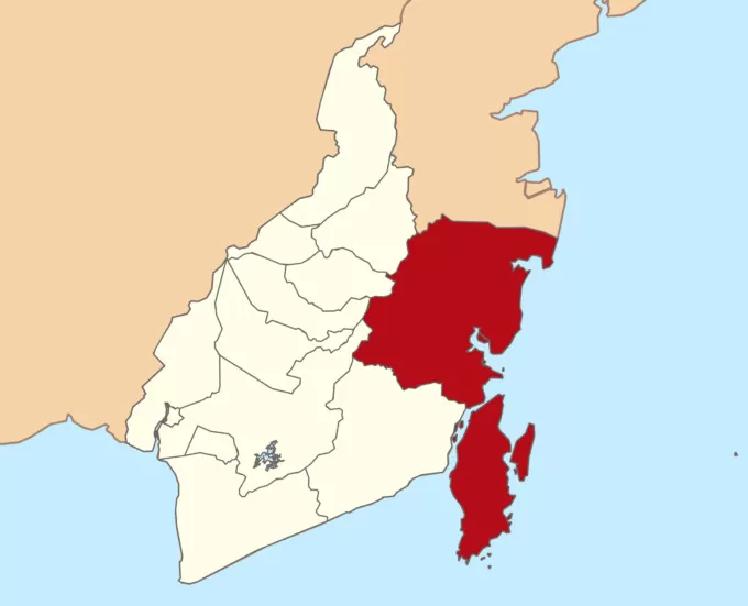 Peta Kabupaten Kotabaru. | Foto: Wikipedia