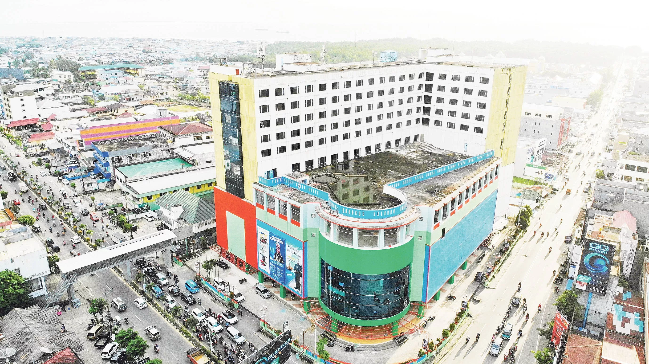 POTENSIAL: Salah satu gedung yang dinilai layak mengemban peran sebagai pusat retail modern di Kaltara.