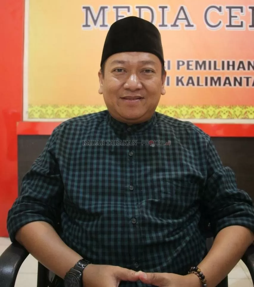 Ketua KPU Kalimantan Utara (Kaltara), Suryanata Al Islami. FOTO: IWAN KURNIAWAN/RADAR KALTARA