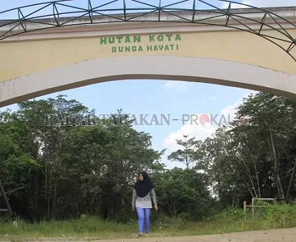 AKAN DIGARAP: Hutan Kota Bunda Hayati, Tanjung Selor akan dikembangkan menjadi kawasan wisata. Proses pengerjaan fisik dimulai 2021 mendatang./PIJAI PASARIJA/RADAR KALTARA
