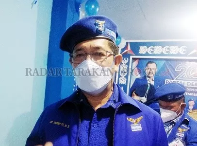 Ketua DPD Partai Demokrat Kaltara - Dr. Yansen TP, M.Si./IWAN KURNIAWAN/RADAR KALTARA