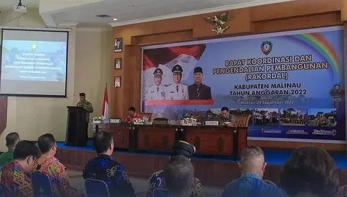HADI ARIS/RADAR TARAKAN  RAKORDAL: Wakil Bupati Malinau, Jakaria saat menyampaikan sambutan.