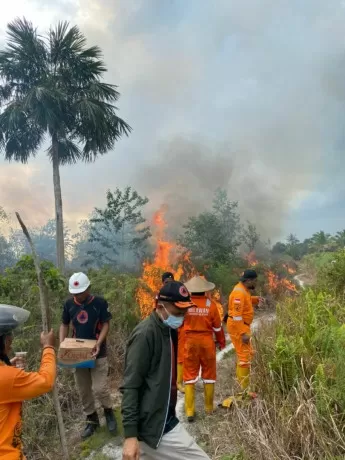 Berdasarkan data BPBD Nunukan, dua bulan terakhir yakni Januari-Februari bencana alam didominasi kebakaran hutan dan lahan (karhutla).