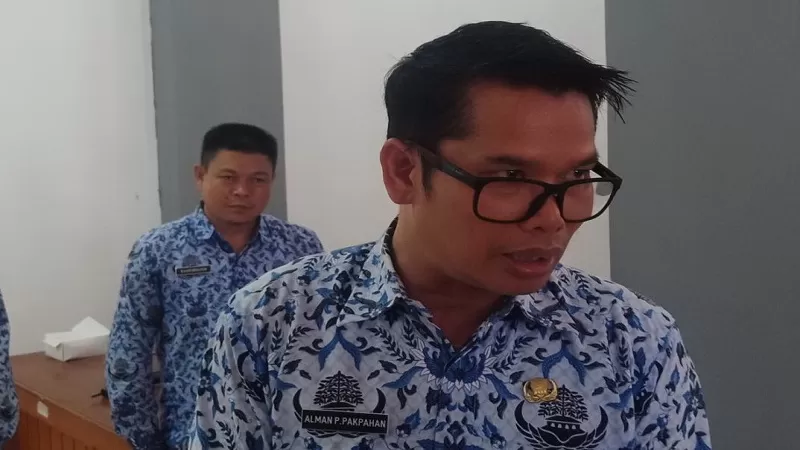 Kepala Dinas Perhubungan kota Palangka Raya Alman P. Pakpahan. (FOTO : ARDO/KPC)