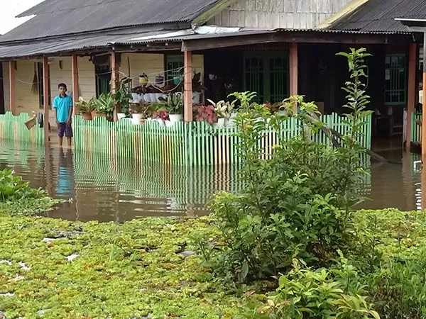 Banjir di Kotawaringin Barat, Kalteng.