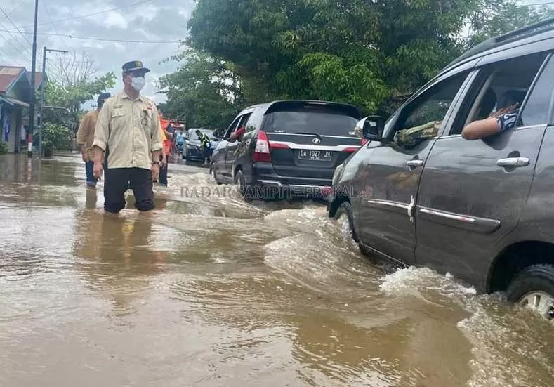 Banjir di Palangka Raya.