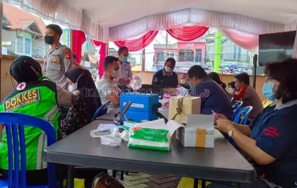 Antusias masyarakat Kalteng untuk melakukan vaksinasi hingga menjelang lebaran Idulfitri masih tinggi. (Foto: Ist)