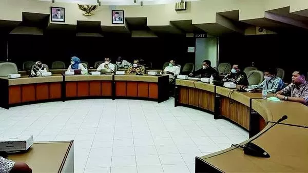 Manajemen RSUD dr Murjani Sampit melakukan audensi dengan RSUP Dr Sardijito Yogyakarta, belum lama ini. (FOTO : PEGAWAI RS)