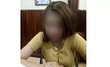 Salah satu perempuan yang dijual tersangka dalam prostitusi online di Balikpapan.