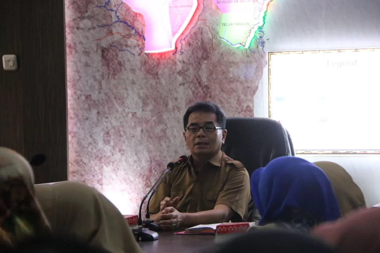 Kepala Bappeda Kutim, Sebut Data Sangat Penting Dalam Mengambilan Kesimpulan Pembangunan Daerah (Foto: Wak Hedir Humas)