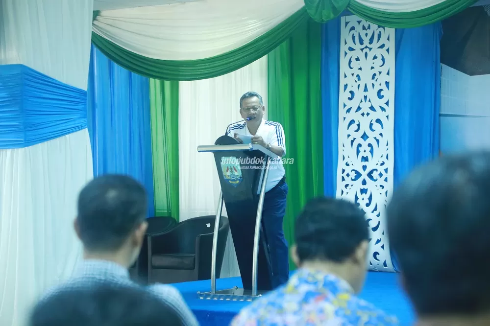 RAKOR : Asisten III Provinsi Kaltara H Zainuddin HZ mewakili Gubernur Kaltara Dr H Irianto Lambrie membuka Rakor Pengendalian Pelaksanaan Dana Dekonsentrasi dan Tugas Pembantuan Tahun 2019, Jumat (21/6).