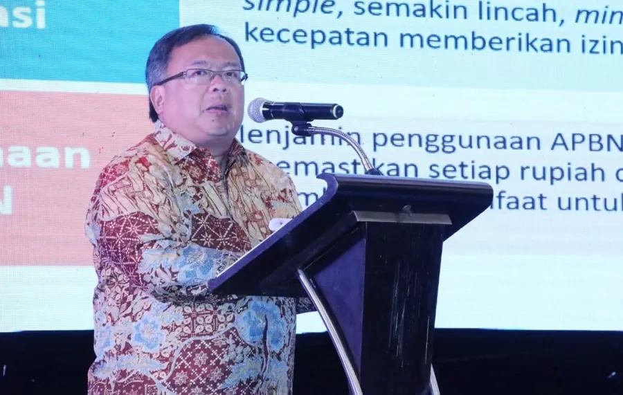 Menteri PPN Bambang Brodjonegoro. (foto: wawan/prokal)