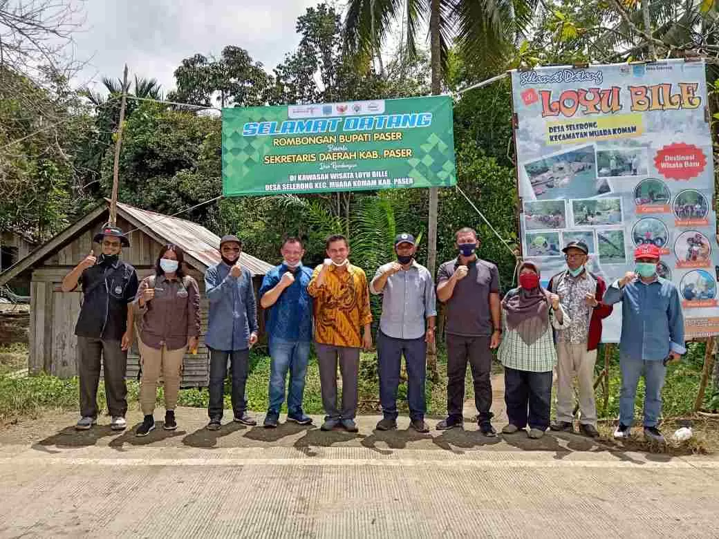 PILIHAN BARU: Kecamatan Muara Komam membuka lokasi wisata alam baru bernama Loyu Bille di Desa Selerong.