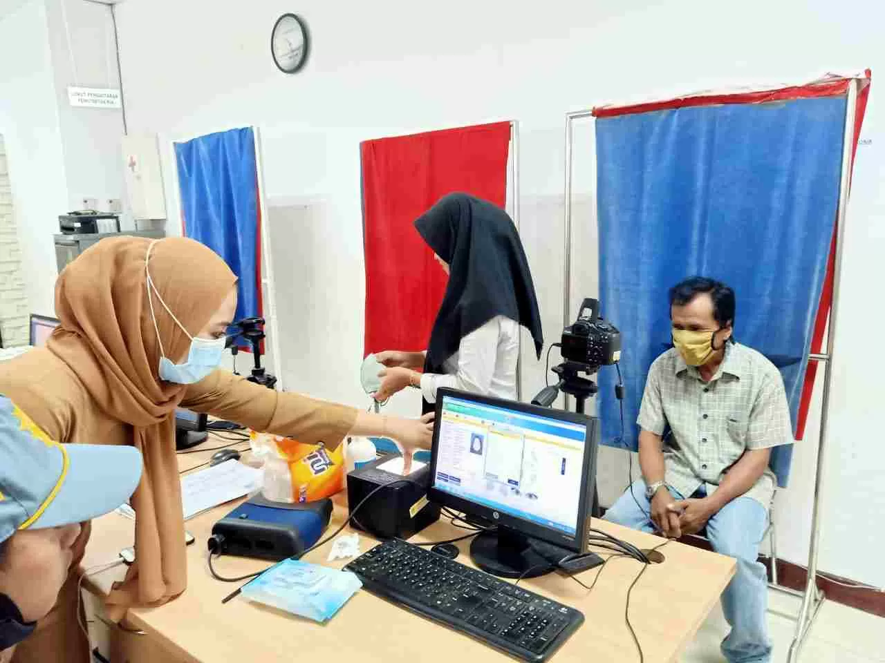 PROGRES TINGGI: Progres perekaman data KTP-elektronik untuk warga Kabupaten Paser sudah mencapai 98 persen.