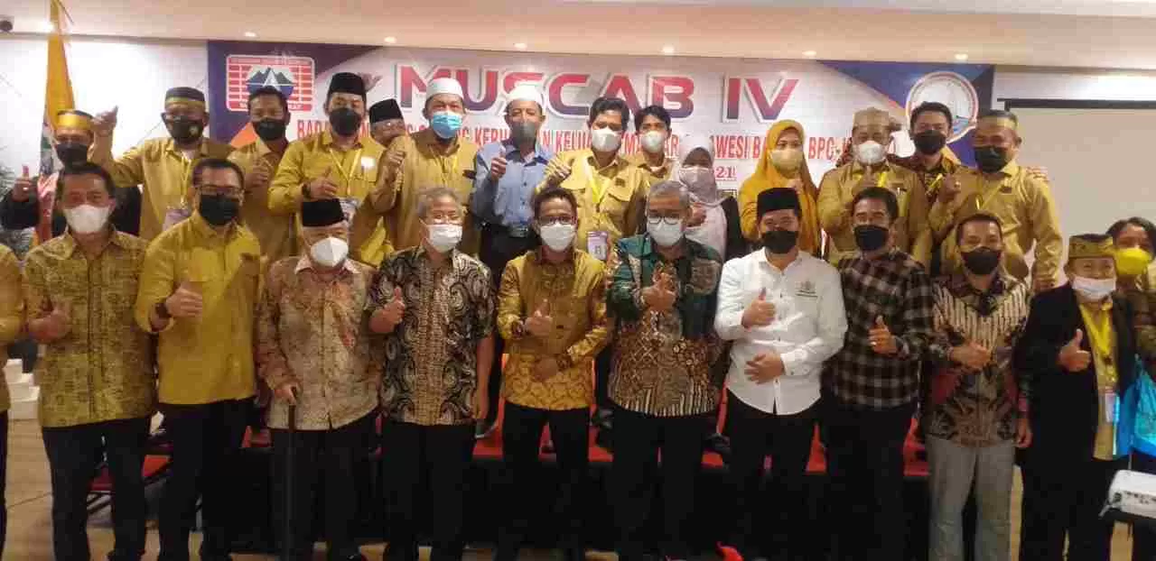 KOMPAK: Muscab IV KKMSB Kota Balikpapan yang sukses di gelar di Astara Hotel, Minggu (28/11/2021).