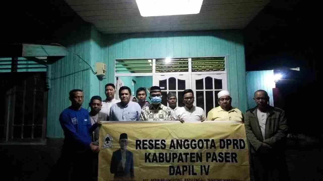 Fadly Imawan saat bertemu masyarakat di dua Kecamatan Dapil IV Kabupaten Paser.