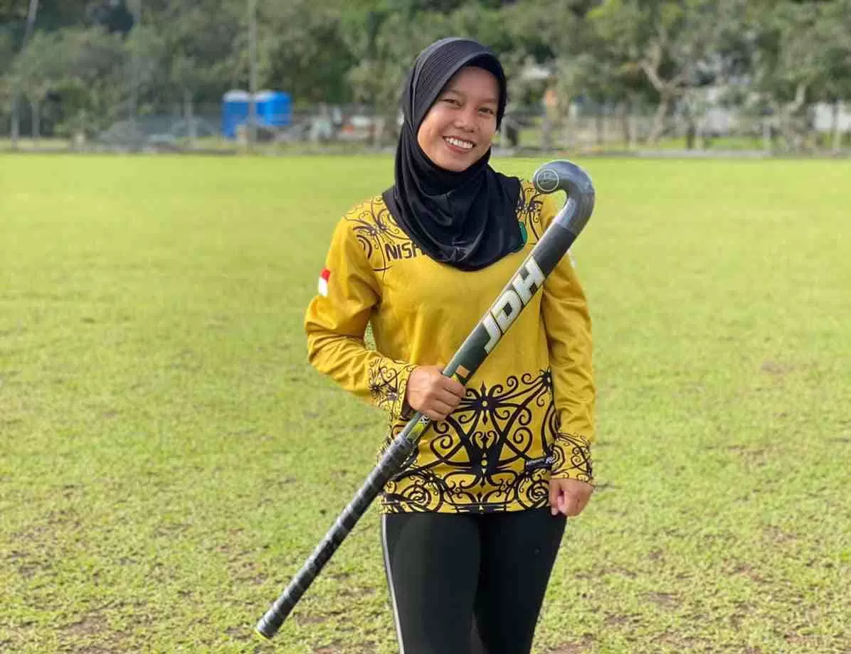 Nur Anisa, atlet hoki asal Balikpapan jadi salah satu atlet yang bakal ikut seleksi menuju Asian Games 2022.