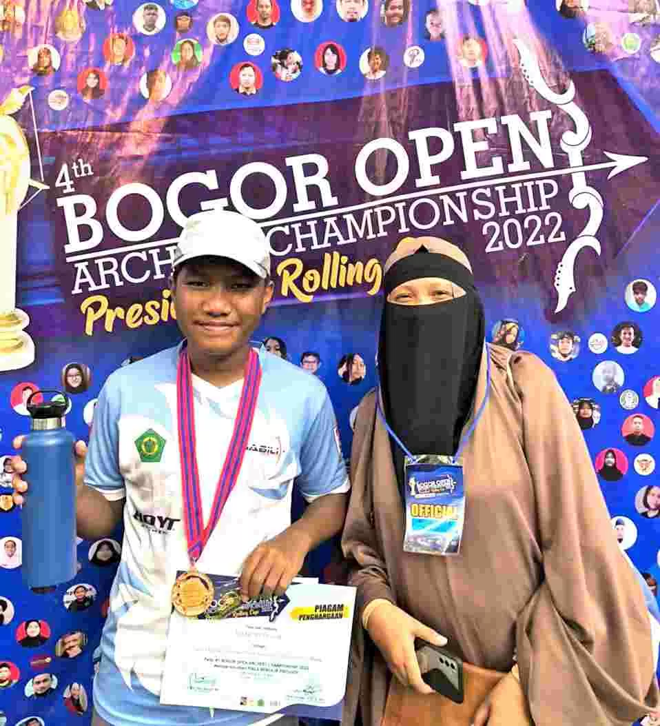 M Faiz Muyassar tampil optimal pada 4th Bogor Open Archery Championship President's Rolling Cup 2022.
