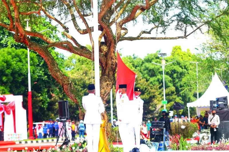 Upacara peringatan Hari Kemerdekaan RI di Balikpapan kembali dipusatkan di Lapangan Merdeka.