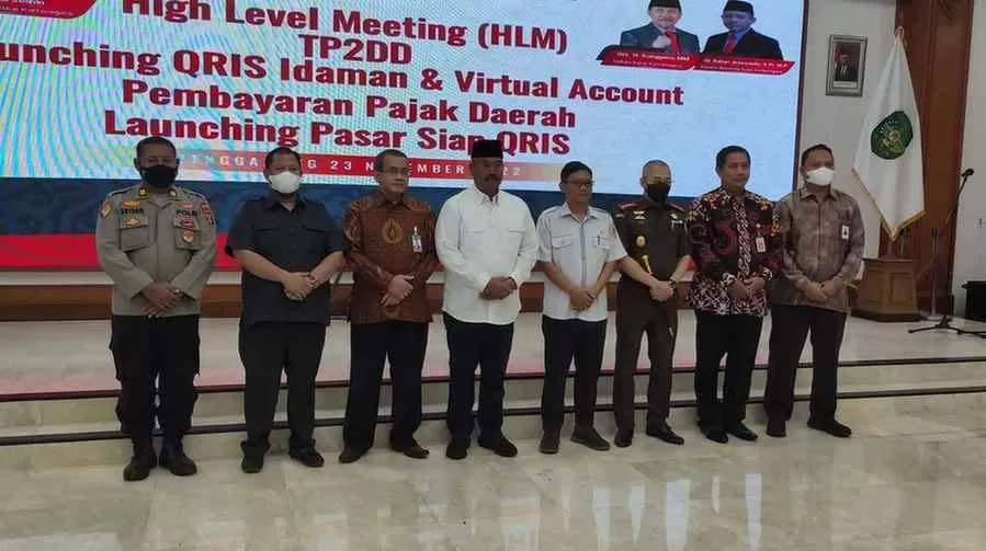 Peluncuran Pasar Siap QRIS & QRIS Idaman serta Virtual Account (VA) Pajak Daerah Pemkab Kukar (Elmo/Prokal.co)