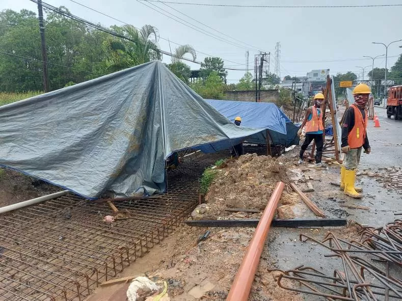Wali Kota Balikpapan Rahmad Mas'ud mengultimatum kontraktor pelaksana proyek pengendalian banjir DAS Ampal agar dapat menjalankan proyek sesuai komitmen.  (DOK Prokal.co)