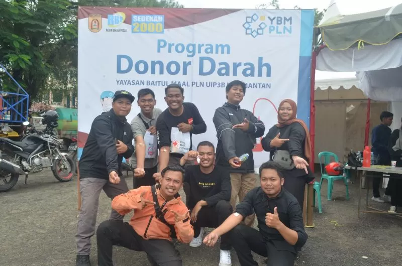 DIRUTINKAN: Program donor darah tahun 2023 PT PLN (Persero) melalui Yayasan Baitul Ma'al (YBM) PT PLN (Persero) Unit Induk Penyaluran dan Pusat Pengatur Beban (UIP3B) Kalimantan adalah yang perdana, kegiatan donor darah akan diselenggarakan selama 10 kali dalam satu tahun ke depan.