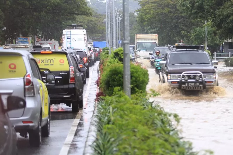 BMKG memprediksi hujan dengan intensitas ringan hingga lebat masih akan terjadi di Kota Balikpapan.
 (Foto : Anggi Pradhita)