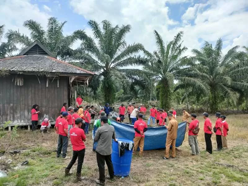 FOKUS: Para peserta pelatihan di Kecamatan Kaubun, yang berlangsung di Puskeswan Kaubun, Desa Bumi Jaya.