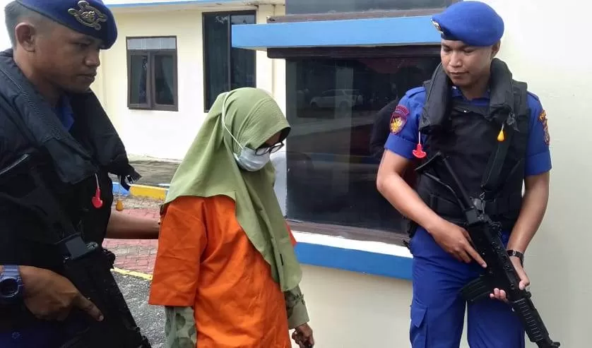PENGUNGKAPAN SABU: Direktorat Polairud Polda Kaltara mengamankan sabu seberat 5 kg dari wanita  berusia 39 di Kecamatan Sebatik Kabupaten Nunukan.
