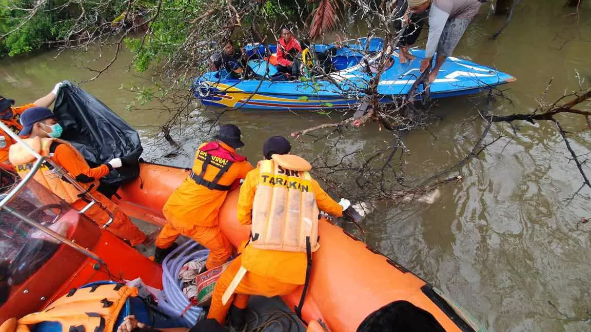KORBAN TENGGELAM: Mustajir (35) ditemukan meninggal dunia di perairan Liu Tiga, Kecamatan Tana Merah, Kabupaten Tana Tidung, Selasa (31/3).