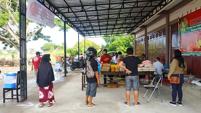 PASAR MURAH: Gelar Pangan Murah di TTIC Kaltara, Tanjung Selor yang dibuka sejak Selasa (2/6).