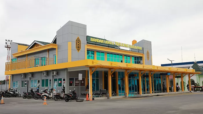 TRANSPORTASI UDARA: Penampakan Bandara Tanjung Harapan. Tahun ini, Bandara Tanjung Harapan akan dikembangkan menggunakan dana APBN.