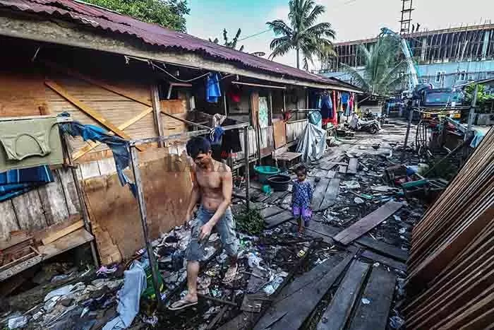 DITENGAH KOTA: Salah satu pemukiman kumuh yang berada di Jalan Katamso, Tanjung Selor, seperti yang dijepret media ini beberapa waktu lalu.