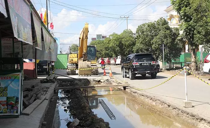 JALAN DURIAN: Kondisi Jalan Durian pasca dilebarkan oleh DPUPR-Perkim Kaltara.