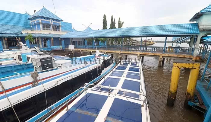BAKAL DITINGKATKAN: Pelabuhan Kayan II Tanjung Selor yang berada di Jalan Sabanar Lama, direncanakan tahun depan akan ditingkatkan.