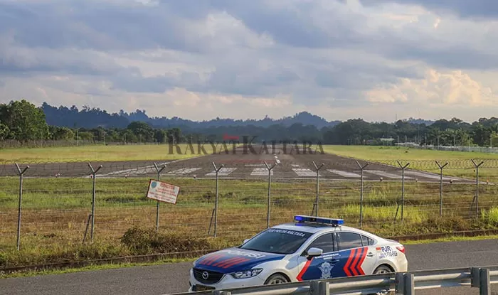 MASIH TERHAMBAT: Bandara Tanjung Harapan, Tanjung Selor belum ada pengerjaan perpanjangan runway dikarenakan masih terkendala proses pembebasan lahan, Kamis (11/3).