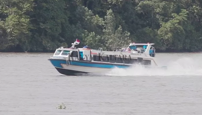 PENGECUALIAN: Speedboat reguler yang melayani rute antar kabupaten dan kota di Kaltara, masih boleh beroperasi pada 6-17 Mei nanti.