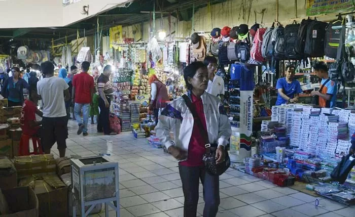 BELUM OPTIMAL: Pasar Induk Tanjung Selor bila dikelola dengan baik, maka bisa meningkatkan PAD Bulungan.