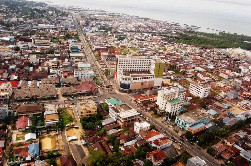 Sudut kota Tarakan, Kaltara. Pertumbuhan ekonomi kaltara dianggap membaik.