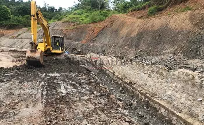 PROGRES PEMBANGUNAN: Kementerian PUPR mengalokasikan untuk pembangunan TPA di Desa Tanjung Harapan, Kabupaten Nunukan.