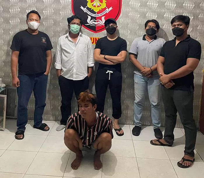 DIBEKUK: Satreskrim Polres Bulungan menangkap pelaku pencurian di rumah sakit yang sempat viral.