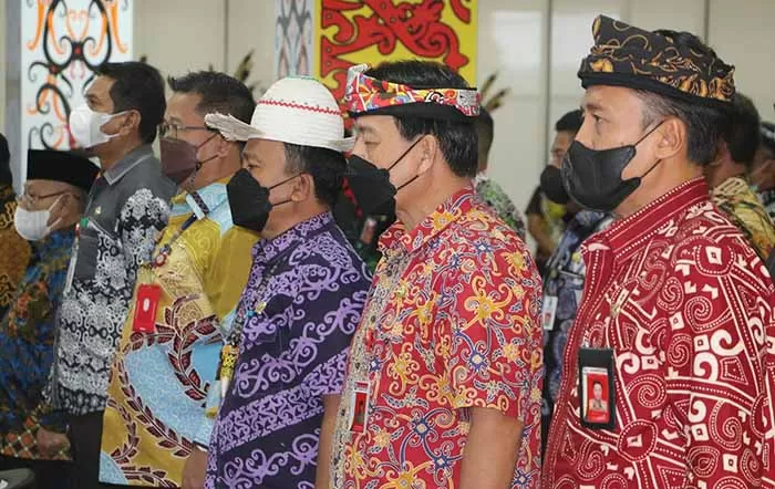 MUSRENBANG PROVINSI: Ketua DPRD Bulungan (tiga dari kanan) saat menghadiri kegiatan Musrenbang RKPD Kaltara Tahun 2023.