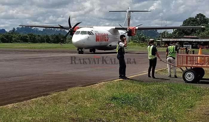 Wings Air yang melayani bandara Tanjung Harapan, Tanjung Selor, Bulungan, Kaltara.