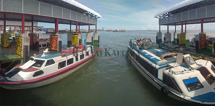 MASIH LENGANG: Aktivitas di Pelabuhan Tengkayu I Tarakan bakal terlihat padat penumpang saat memasuki puncak arus mudik hari ini (28/4).