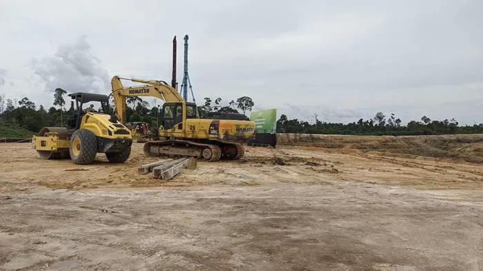 KAWASAN INDUSTRI: Lokasi pembangunan kawasan industri di Tanah Kuning-Mangkupadi, Kecamatan Tanjung Palas Timur, Kabupaten Bulungan tahun lalu sudah dilakukan groundbreaking oleh Presiden RI.