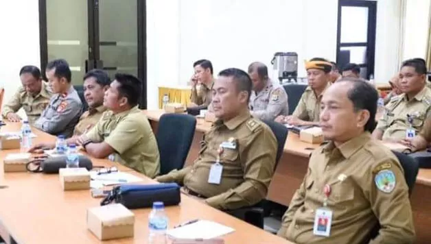 RAKOR: Unsur pimpinan OPD di lingkup Pemkab Tana Tidung melaksanakan rakor dan evaluasi mengenai kerja sama antardaerah.